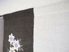 Kyoto Noren Japanese door curtain tapestry Linen 150*88cm White Clematis