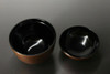 Owan Japanese small soup bowl Echizen Lacquerware Lid Hasori Blonze