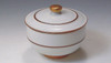 Yunomi Sencha Kyo Kiyomizu yaki ware Japanese tea cup Lid 5set Elegant White