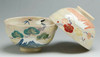 Pair Gohan Chawan Kyo Kiyomizu yaki Japanese Rice Bowl Iwai Fuji Blue Red Japan