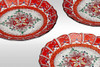 Kutani yaki ware Japanese Plate Dish set of 5 Iida-ya style 5.2' 15.8cm