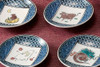 Kutani yaki ware Japanese Plate Dish set of 12 Zodiac Chinese fortune 3.2'