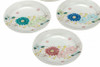 Kutani yaki ware Japanese Plate Dish set of 5 HANA hana Flower 5.5' 16.5cm Japan