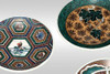 Kutani yaki ware Japanese Plate Dish set of 6 Old Kutani style fine article 4’