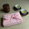 Kyoto Furosiki Japanese Wrapping Cloth Pure Silk Karacho pattern woven Umenomaru