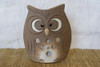 Electric Light Shigaraki yaki Japanese Pottery Lamp Light interior Fukuro Owl