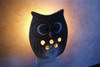 Electric Light Shigaraki yaki Japanese Pottery Lamp Light interior Fukuro Owl