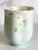 Yunomi Arita porcelain Japanese tea cup Sakura Light green made in Japan
