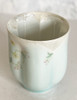 Yunomi Arita porcelain Japanese tea cup Sakura Light green made in Japan
