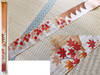 Kyoto Tapestry Wall Hanging Handpainted Linen Five-storied pagod Autumn