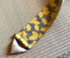 Kyoto Tapestry Wall Hanging Handpainted Linen Lines Ginkgo tree Autumn