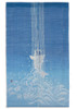 Kyoto Noren Hanging Door Curtain Handpainted Linen Climbing a carp waterfall