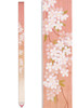 Kyoto Tapestry Wall Hanging Handpainted Linen Sakura Shidare Weeping Cherry