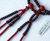 Kyoto Juzu Japanese Buddhist Mala Bracelet Nichiren  Matte Shitan Rosewood Agate
