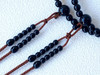 Kyoto Juzu Japanese Buddhist Mala Bracelet Shingon  Acrylic Black ebony Color