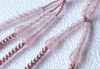 Kyoto Juzu Japanese Buddhist Mala Bracelet Nichiren Ladies RoseQuartz Handcraft