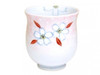 Yunomi Arita porcelain Japanese tea cup Somenishiki Cherry Sakura made in Japan