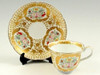 Arita yaki porcelain Japanese Coffee cup and saucer Versailles Gold Koraku