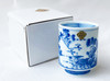 Yunomi Arita porcelain Traditional pattern Japanese tea cup Sansui made in Japan