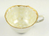 Arita yaki porcelain Japanese Coffee cup and saucer Gold raster Pine leaf