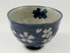 Arita yaki ware Japanese Rice Bowl Gohan Chawan Sakura Runningwater Blue L