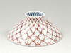 Arita yaki ware Rice bowl Tea cup Yunomi Chawan set Kakeami Net pattern Blue Red