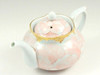 Arita yaki Porcelain Tea Pot Gold Botan Peony Pink 420ml S All Over Bunzan