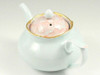 Arita yaki Porcelain Tea Pot Gold Botan Peony Pink 420ml S Rinka Bunzan