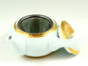 Arita yaki Porcelain Warp Sencha Yunomi Kyusu Tea Pot Cup Kinsai Gold 3 set