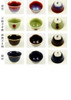 Arita yaki ware Sake cup Gyokuro cup Sencha Guinomi Shinemon Kiln set of 16