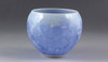 Yunomi Sencha Kyo Kiyomizu yaki Japanese Green tea cup Crystal flower Blue Japan