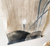 Kyoto Japanese hanging Tapestry Japan Handpaint Byakuren White Lotus