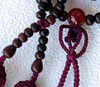 Kyoto Juzu Japanese Buddhist Mala Bracelet Jodo-shinshu Matte Rosewood Agate