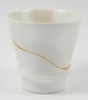 Arita yaki porcelain Japanese Shochu Sake cup SUPREMACY Prost Gold line Raster