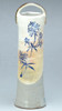 Kyo Kiyomizu yaki ware Japanese pottery flower pot Wall Hung OK golden lace Blue