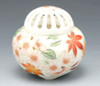 Koro Kyo Kiyomizu yaki ware Incense burner Unkin Cherry Autumn Leaves Japan