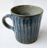 Shigaraki yaki ware Japanese Pottery Mug Cup Tea Coffee Cup Aohagi Glaze Carving