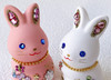 2023 Pair Zodiac Rabbit Deco KiraKira Cawaii Usagi Japanese pottery doll Japan