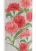Kyoto Tapestry Wall Hanging Small Handpainted Linen Carnation Mothers day Spring