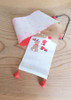 Kyoto Tapestry Wall Hanging Small Handpainted Linen Christmas Santa Claus Winter