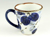 Arita yaki ware Japanese Coffee Mug cup 3 colors Leaves pattern Blue Japan