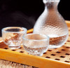 Ochoko Tokkuri Japanese glass Sake cup & bottle set Edo glass traditional craft