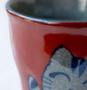 Arita yaki ware Japanese Coffee Tea Mug cup Banzai Cat Neko Red Japan