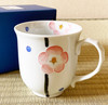 Arita yaki ware Japanese Coffee Mug cup Hana Goyomi Pink Dot japan