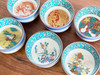 Ochoko Guinomi Kutani yaki porcelain japanese Sake cup Era picture Jidaie 6set