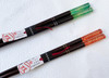 Wakasa nuri Japanese Lacquered Chopstick and Hashioki set Sea  Breeze Blue Red