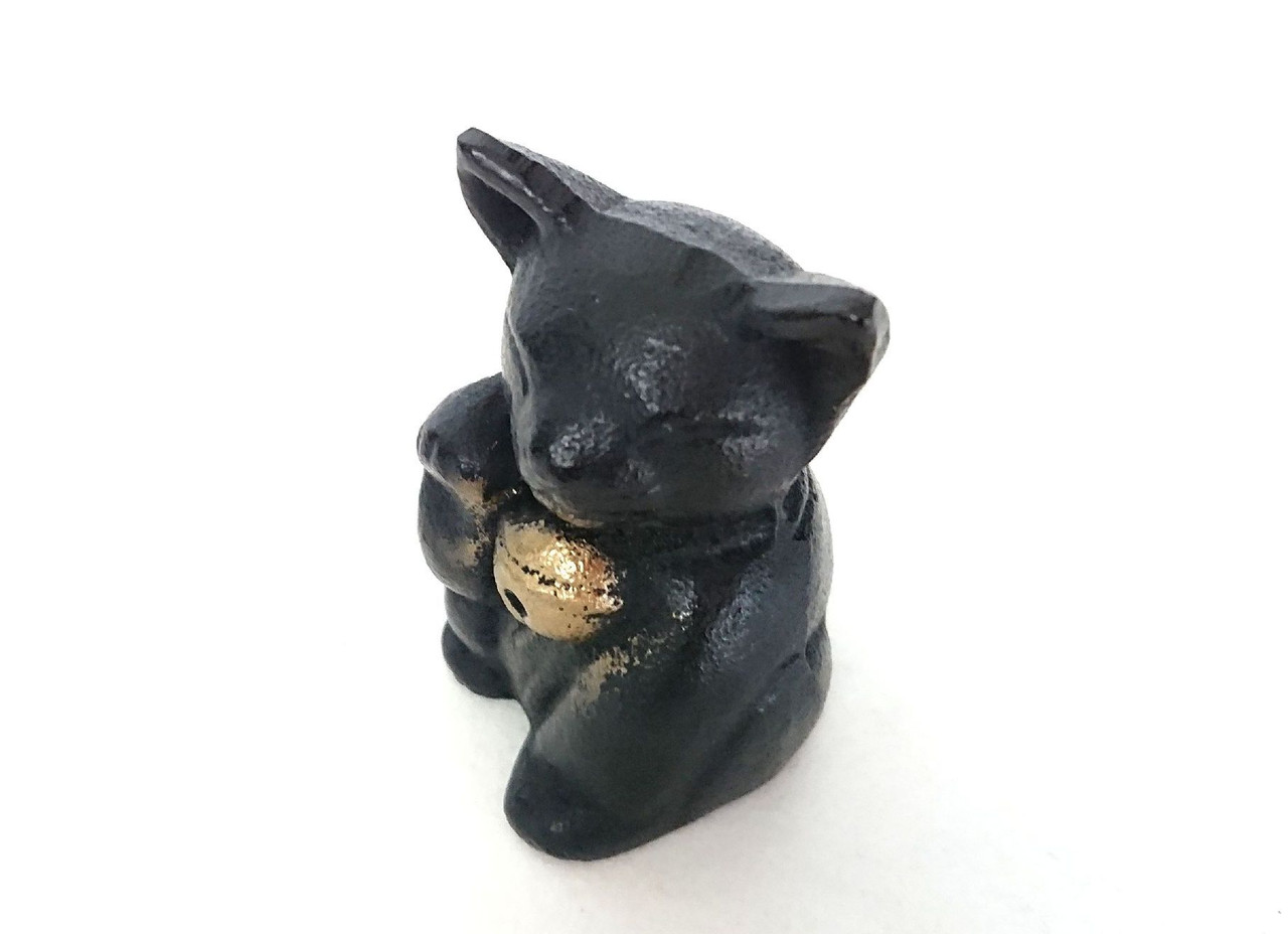 Nanbu Tekki Japanese Cast Iron Paper Weight Bunchin Owl Fukurou Made In