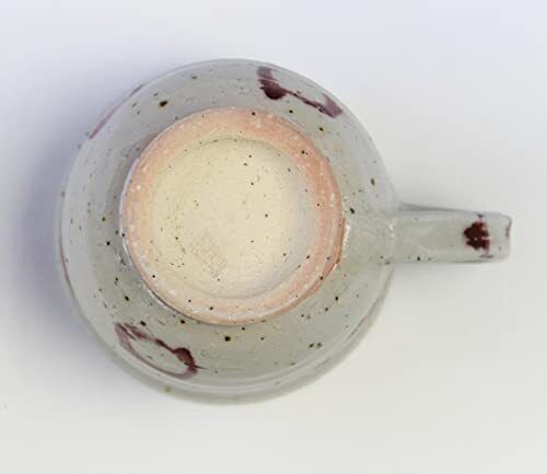 Shigaraki yaki ware Japanese pottery Mug Tea Coffee cup Utakata Red Marumon