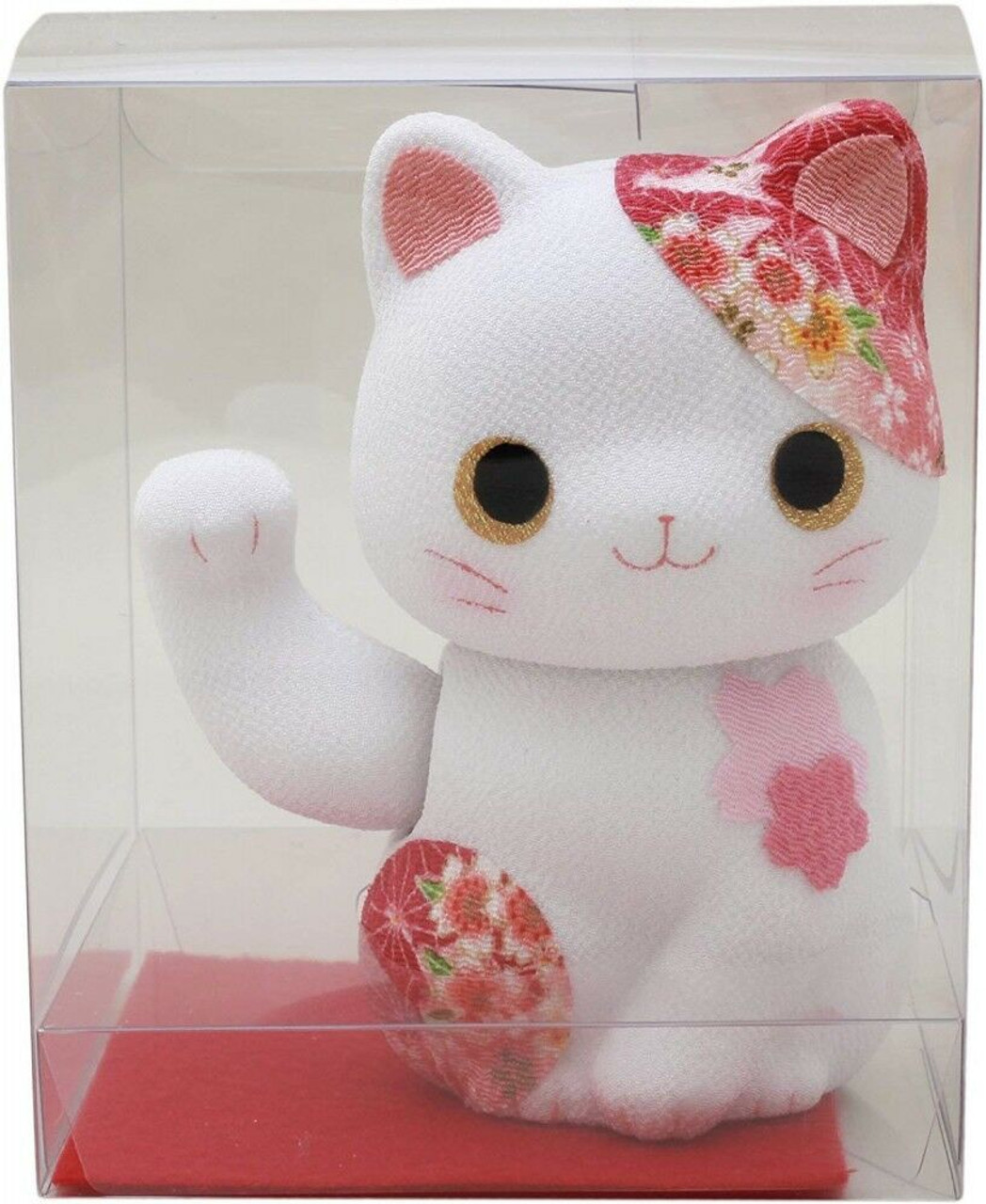 Solar powered Kyoto Japanese Lucky cat bobble head Maneki