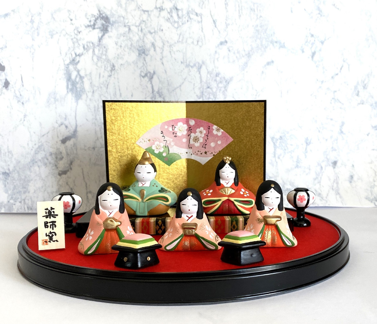 Hina ningyo Matsuri dolls Seto yaki pottery Japanese traditional